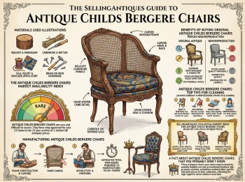 Antique Childs Bergere Chairs Guide Infographic
