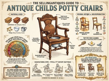 Antique Childs Potty Chairs Guide Infographic