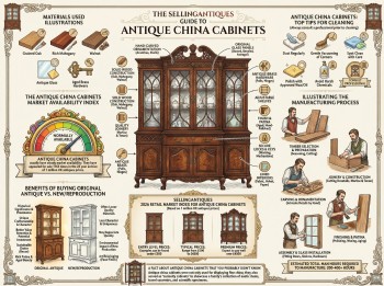 Antique China Cabinets Guide Infographic