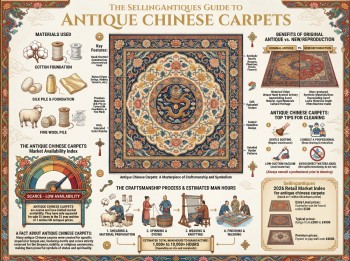 Antique Chinese Carpets Guide Infographic