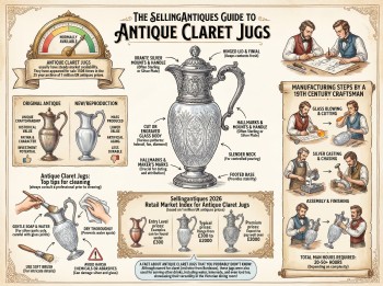 Antique Claret Jugs Guide Infographic