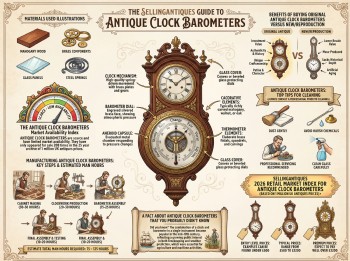 Antique Clock Barometers Guide Infographic