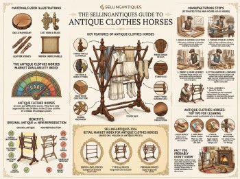 Antique Clothes Horses Guide Infographic