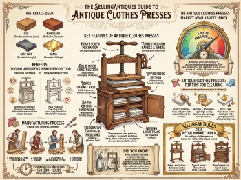 Antique Clothes Presses Guide Infographic