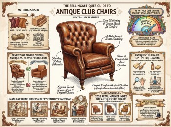 Antique Club Chairs Guide Infographic