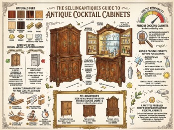Antique Cocktail Cabinets Guide Infographic