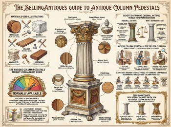 Antique Column Pedestals Guide Infographic