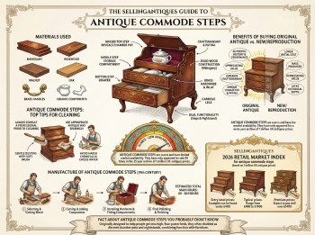 Antique Commode Steps Guide Infographic