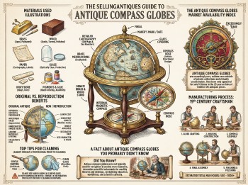 Antique Compass Globes Guide Infographic
