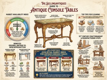 Antique Console Tables Guide Infographic