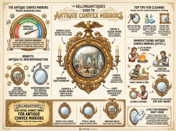 Antique Convex Mirrors Guide Infographic