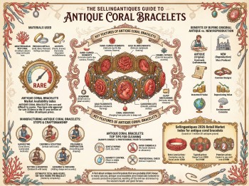 Antique Coral Bracelets Guide Infographic