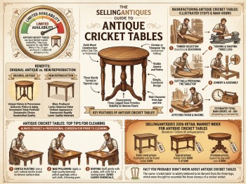 Antique Cricket Tables Guide Infographic