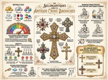 Antique Cross Brooches Guide Infographic