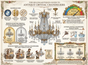 Antique Crystal Chandeliers Guide Infographic