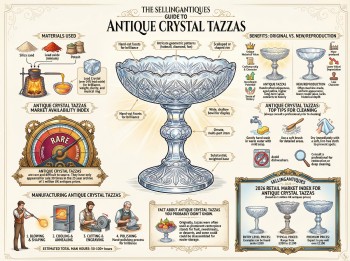 Antique Crystal Tazzas Guide Infographic