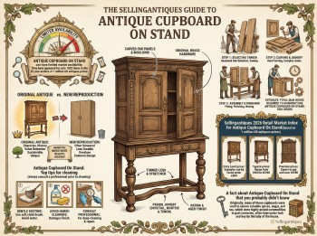 Antique Cupboard On Stand Guide Infographic