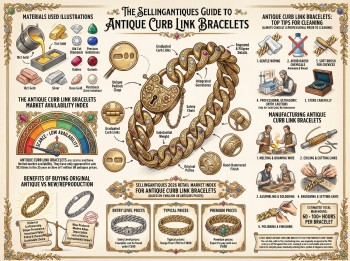 Antique Curb Link Bracelets Guide Infographic