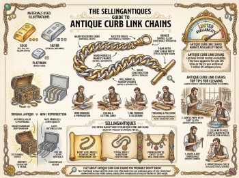 Antique Curb Link Chains Guide Infographic