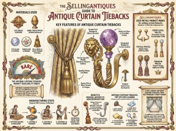 Antique Curtain Tiebacks Guide Infographic