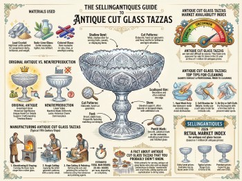 Antique Cut Glass Tazzas Guide Infographic