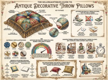 Antique Decorative Throw Pillows Guide Infographic