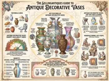 Antique Decorative Vases Guide Infographic