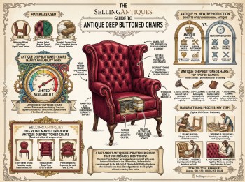 Antique Deep Buttoned Chairs Guide Infographic