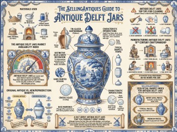 Antique Delft Jars Guide Infographic