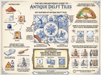 Antique Delft Tiles Guide Infographic