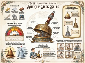 Antique Desk Bells Guide Infographic