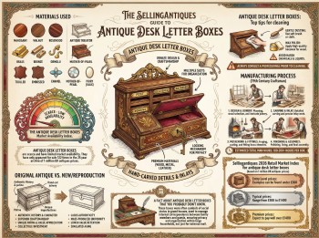 Antique Desk Letter Boxes Guide Infographic