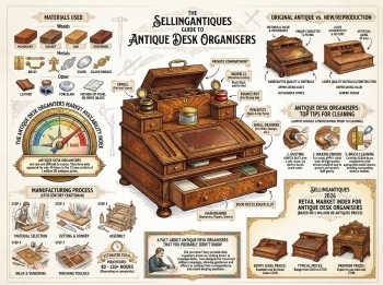 Antique Desk Organisers Guide Infographic