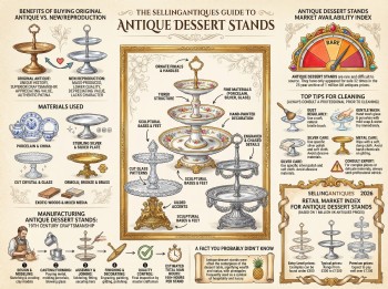 Antique Dessert Stands Guide Infographic