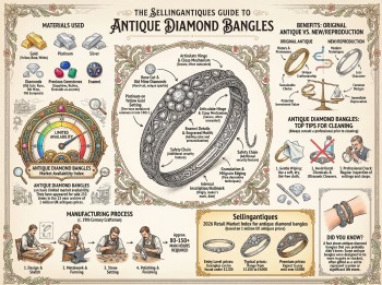 Antique Diamond Bangles Guide Infographic