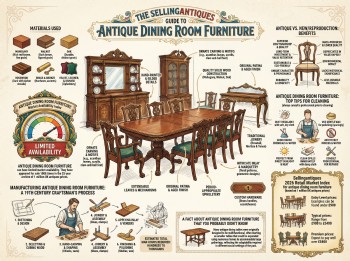 Antique Dining Room Furniture Guide Infographic