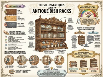 Antique Dish Racks Guide Infographic