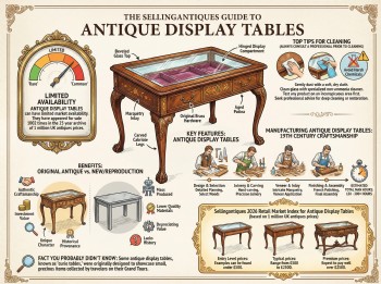 Antique Display Tables Guide Infographic