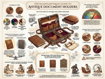 Antique Document Holders Guide Infographic