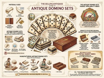 Antique Domino Sets Guide Infographic