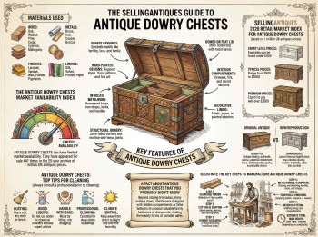 Antique Dowry Chests Guide Infographic