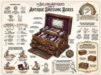 Antique Dressing Boxes Guide Infographic