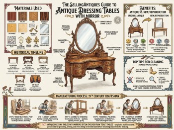 Antique Dressing Tables With Mirror Guide Infographic
