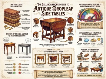 Antique Dropleaf Side Tables Guide Infographic