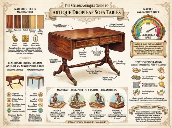 Antique Dropleaf Sofa Tables Guide Infographic