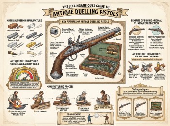 Antique Duelling Pistols Guide Infographic