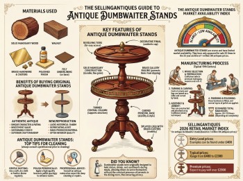 Antique Dumbwaiter Stands Guide Infographic