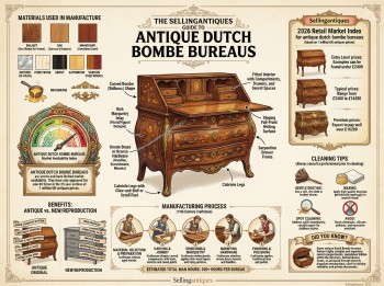 Antique Dutch Bombe Bureaus Guide Infographic
