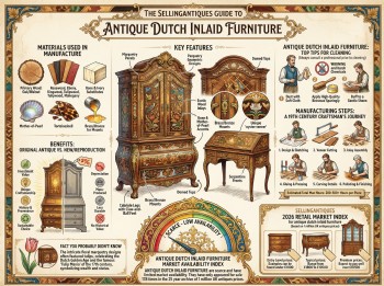 Antique Dutch Inlaid Furniture Guide Infographic