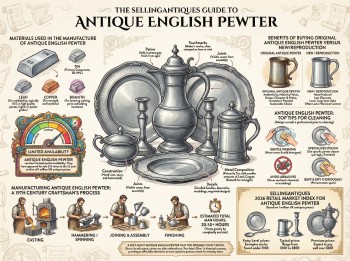 Antique English Pewter Guide Infographic